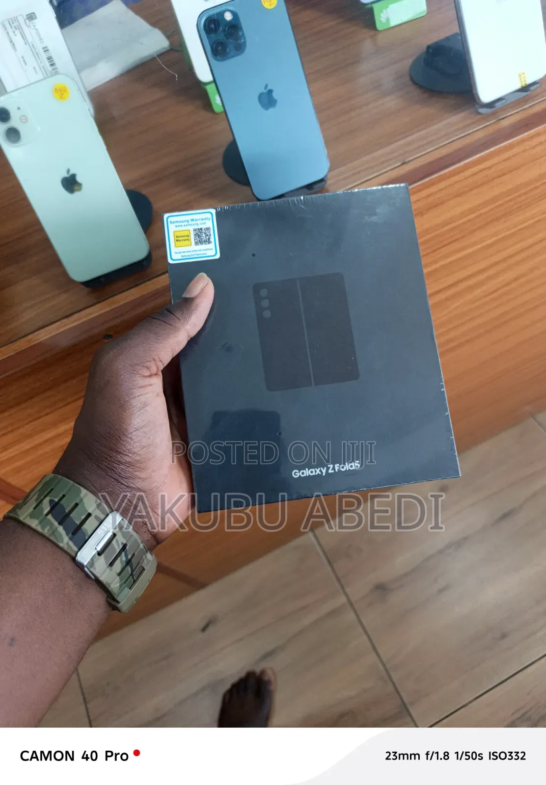 New Samsung Galaxy Z Fold 5 256 GB Black
