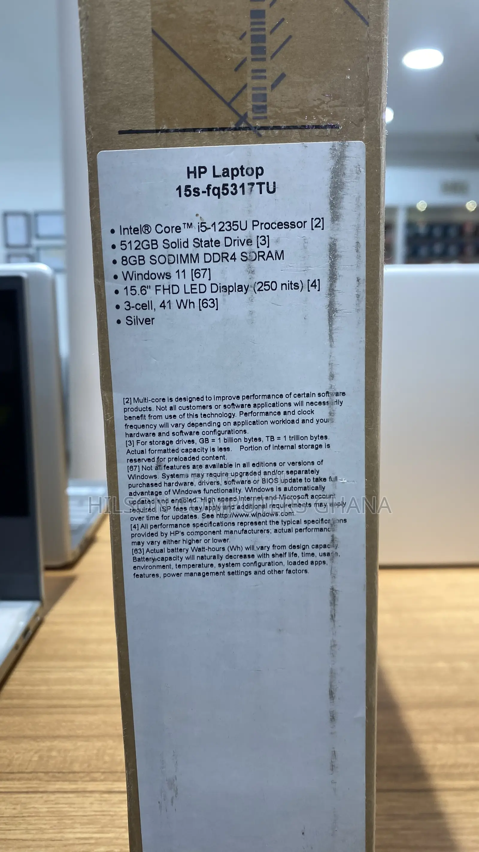 New Laptop HP 15S 8GB Intel Core i5 SSD 512GB