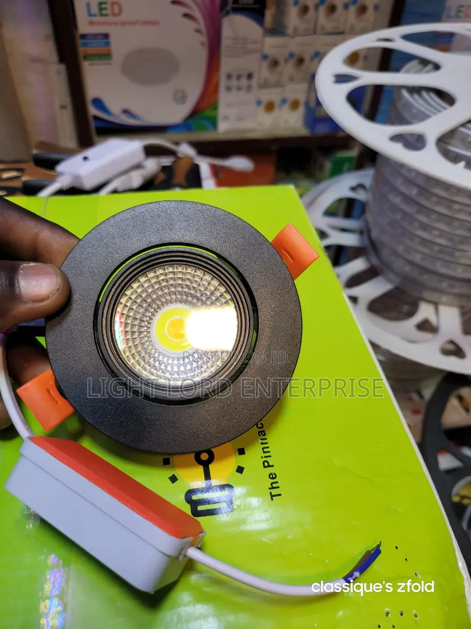 Black 2color  7watts Spot Light