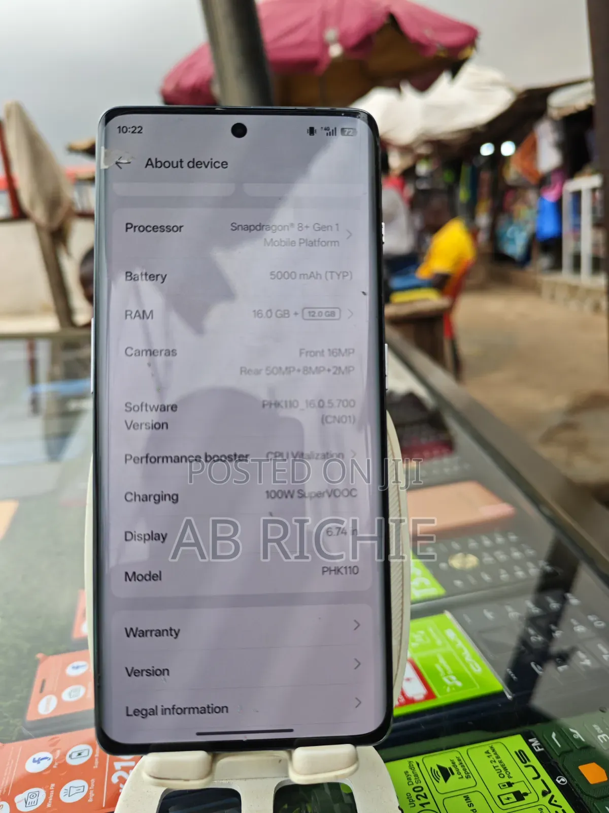 OnePlus Ace 2 256 GB Blue