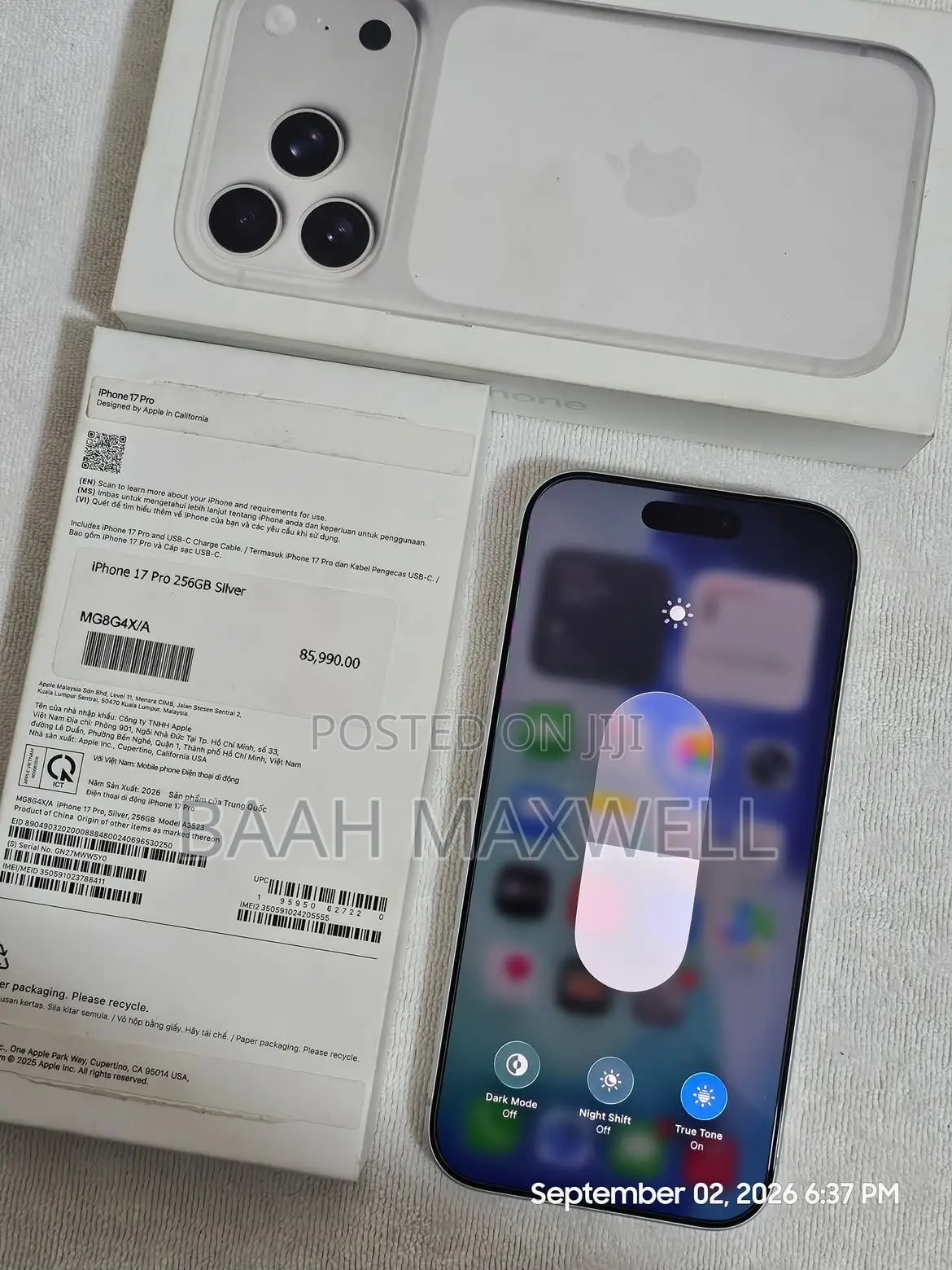 Apple iPhone 17 Pro Max 256 GB White