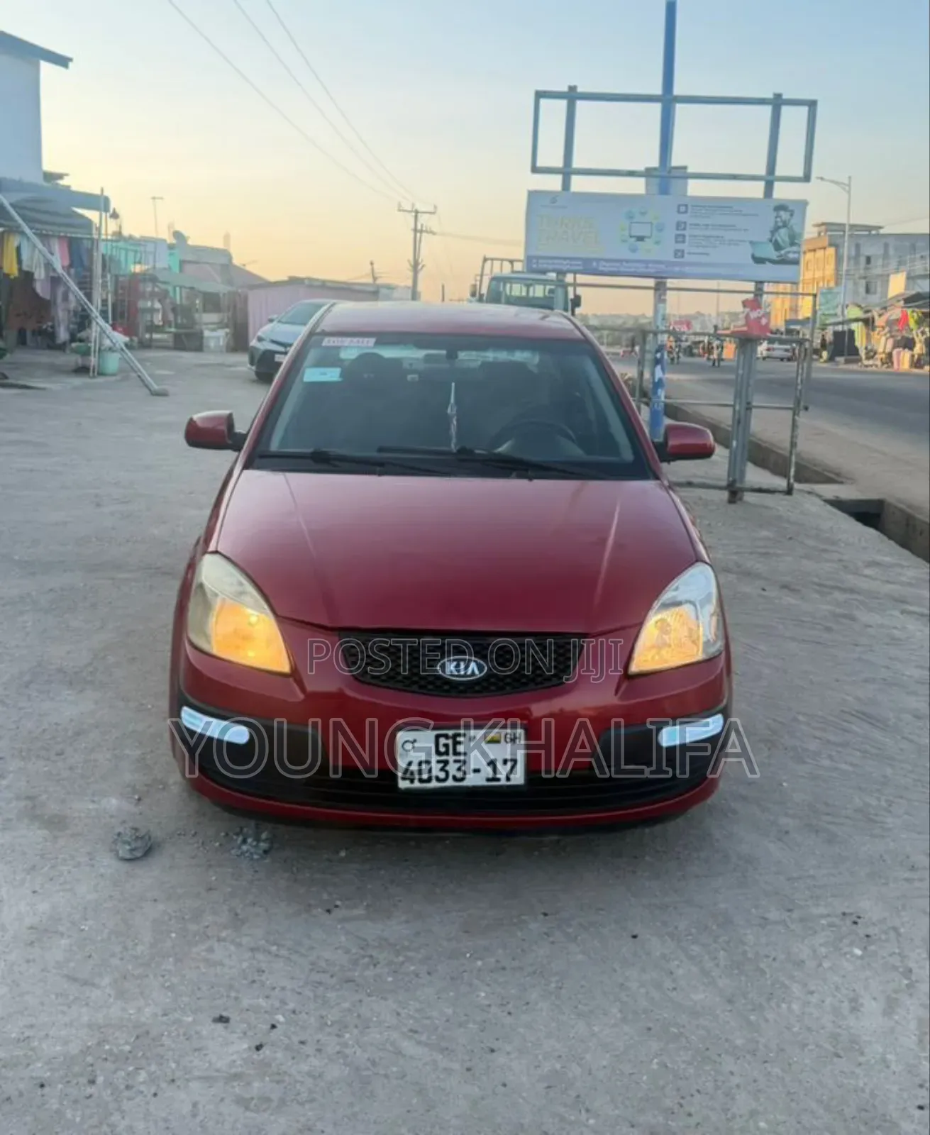 Kia Rio 2010 Red