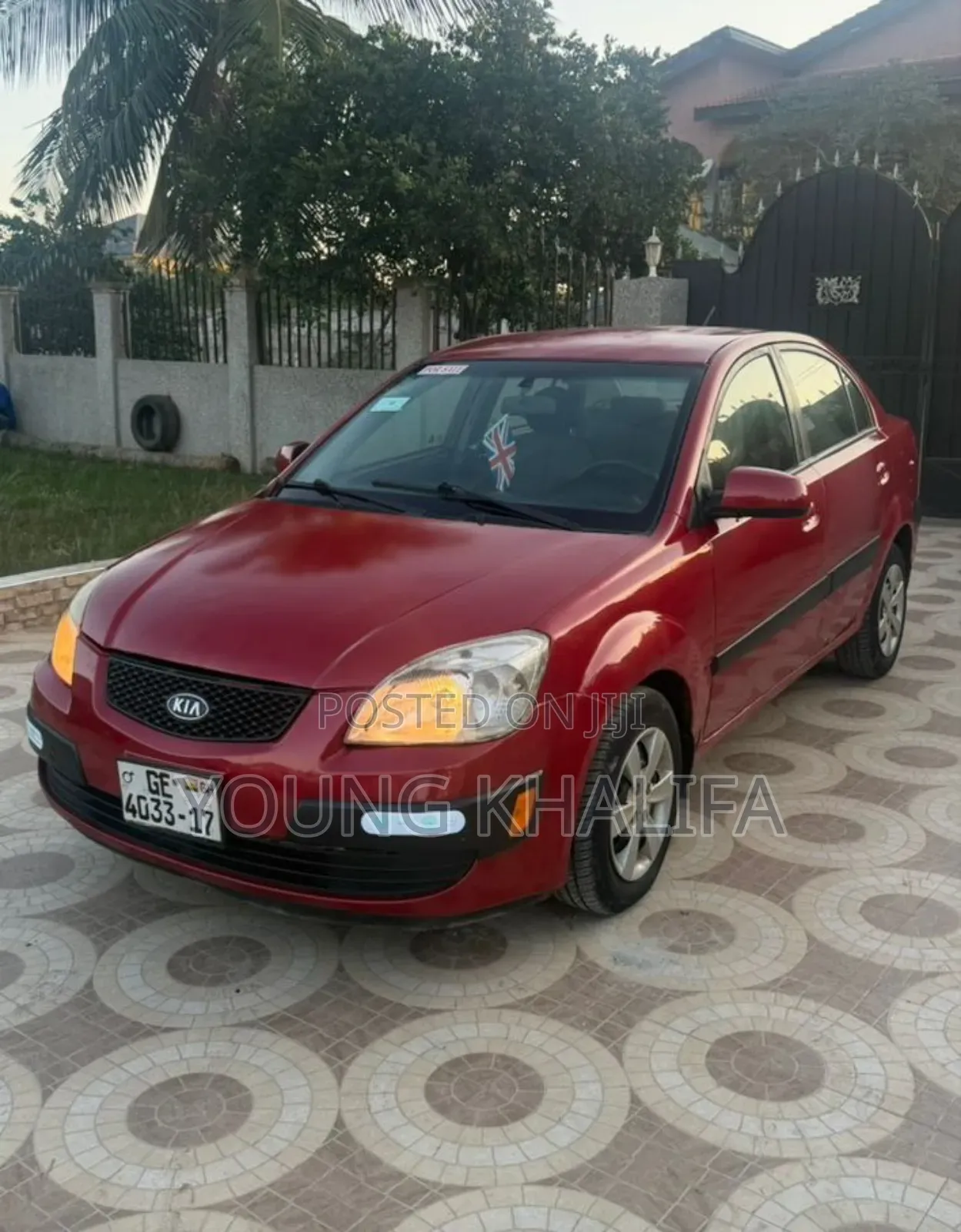 Kia Rio 2010 Red