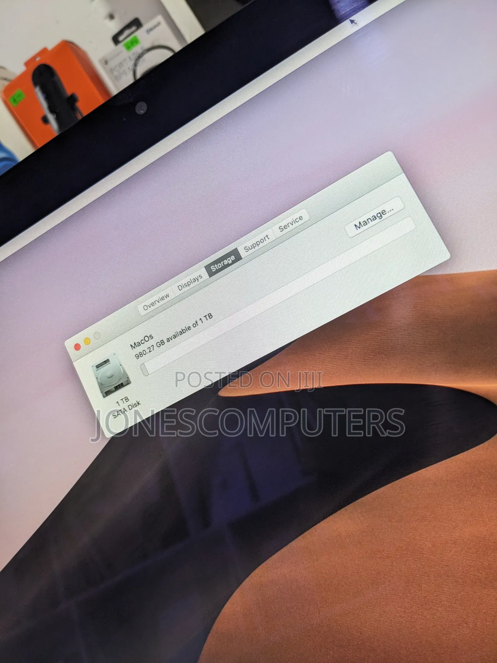 Desktop Computer Apple iMac 8GB Intel Core i5 HDD 1T