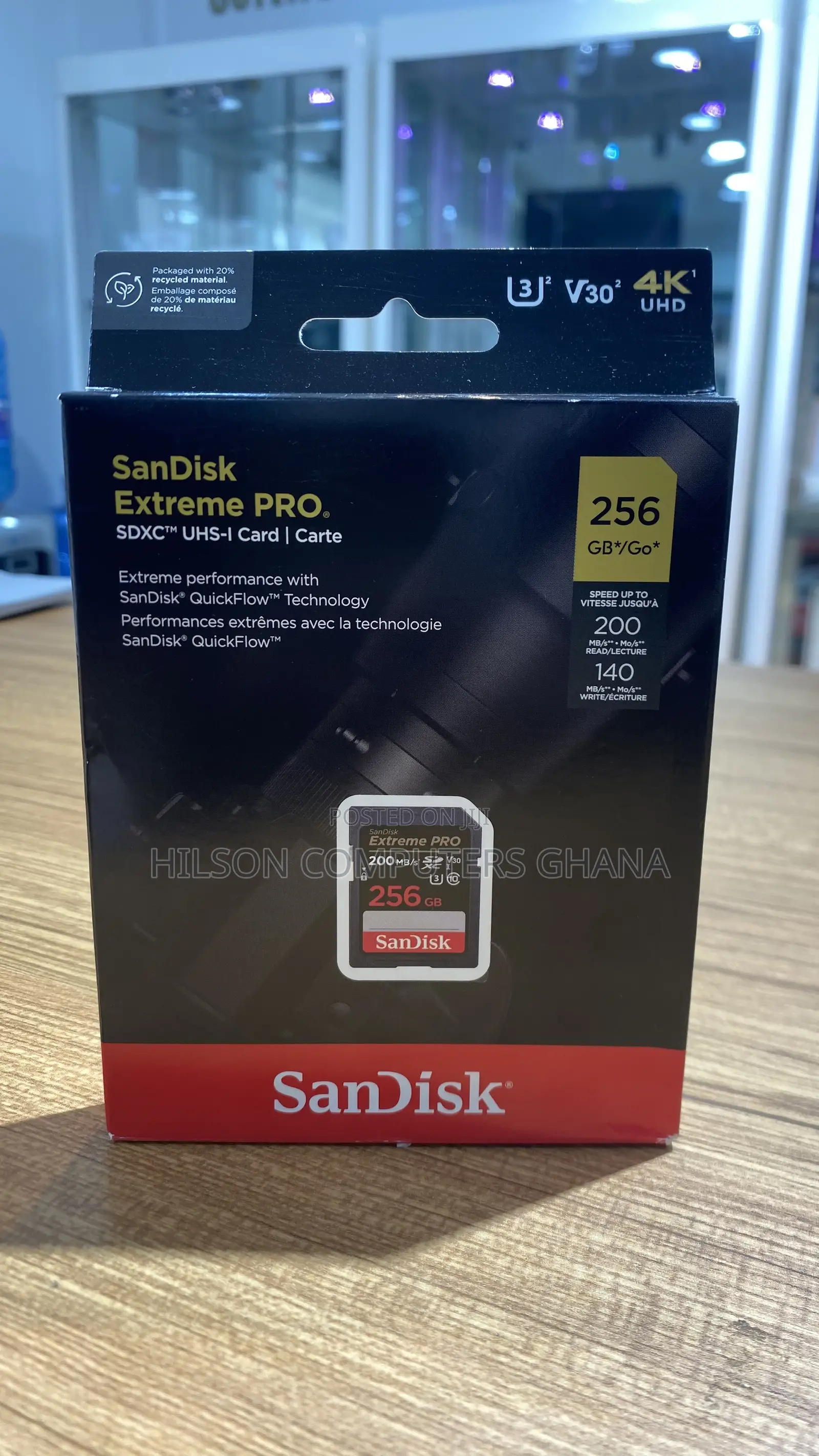 SanDisk 256GB Extreme PRO UHS-I SDXC Memory Card