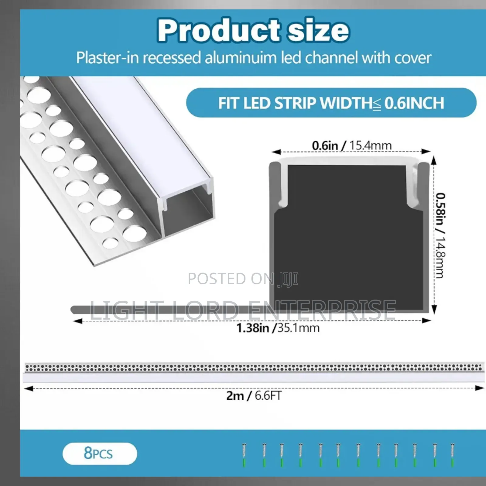 DfZX Reccessd Aluminum Profiles Channel