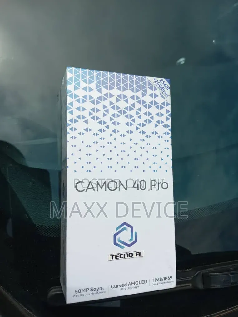 New Tecno Camon 40 Pro 5G 256 GB Gray