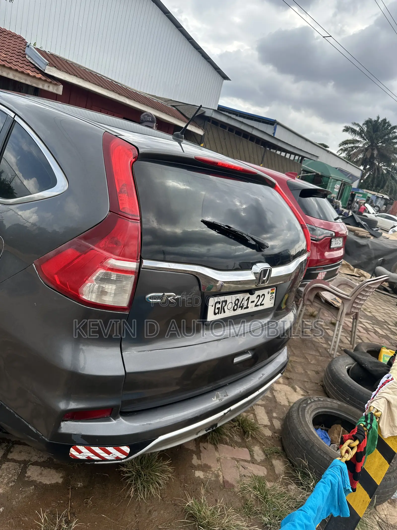 Honda CR-V LX 4dr SUV AWD (2.4L 4cyl CVT) 2015 Gray