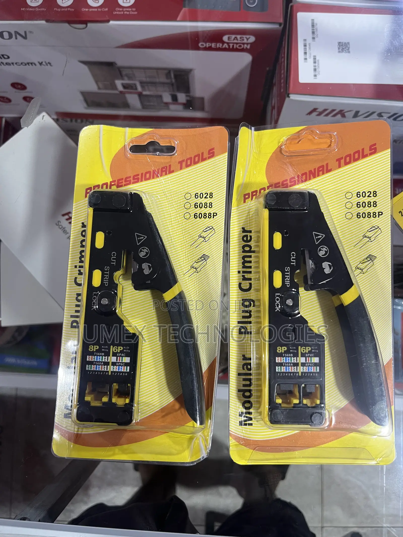 Pass Through Crimping Tool Rj45 & 11