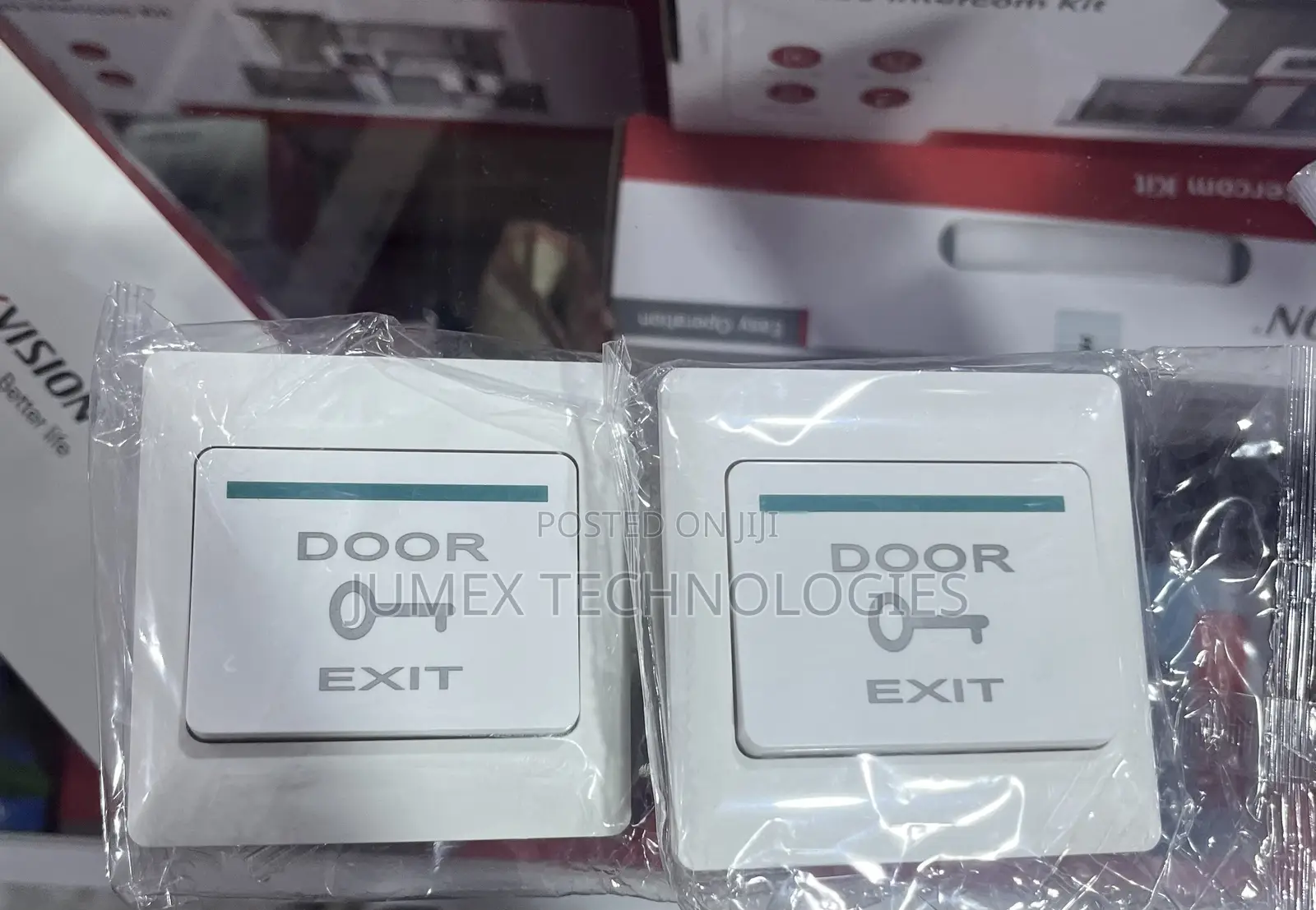 Access Control Exit Button Push