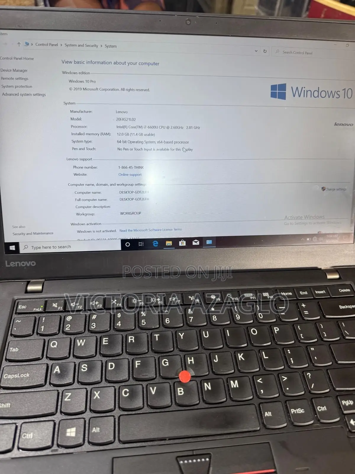 Laptop Lenovo ThinkPad T460 12GB Intel Core i7 SSD 256GB