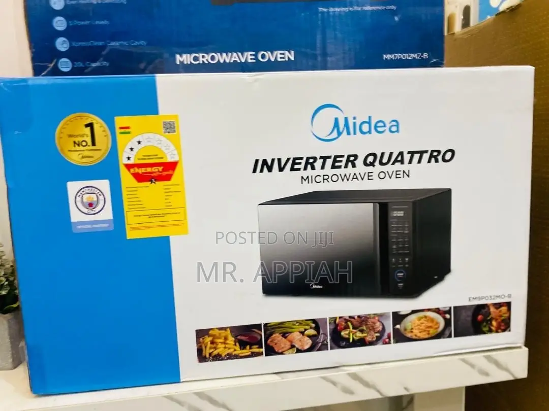 Get Sleek Midea 30Liters Countertop Microwave(Blacl).