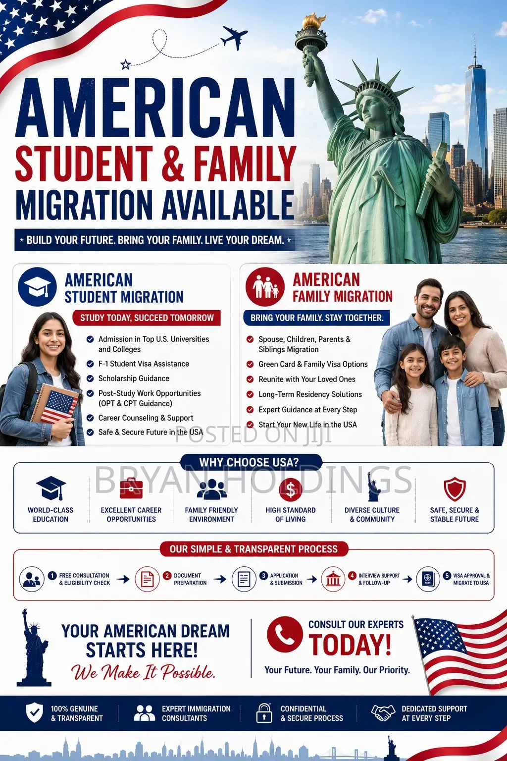 American Student and Family Visa