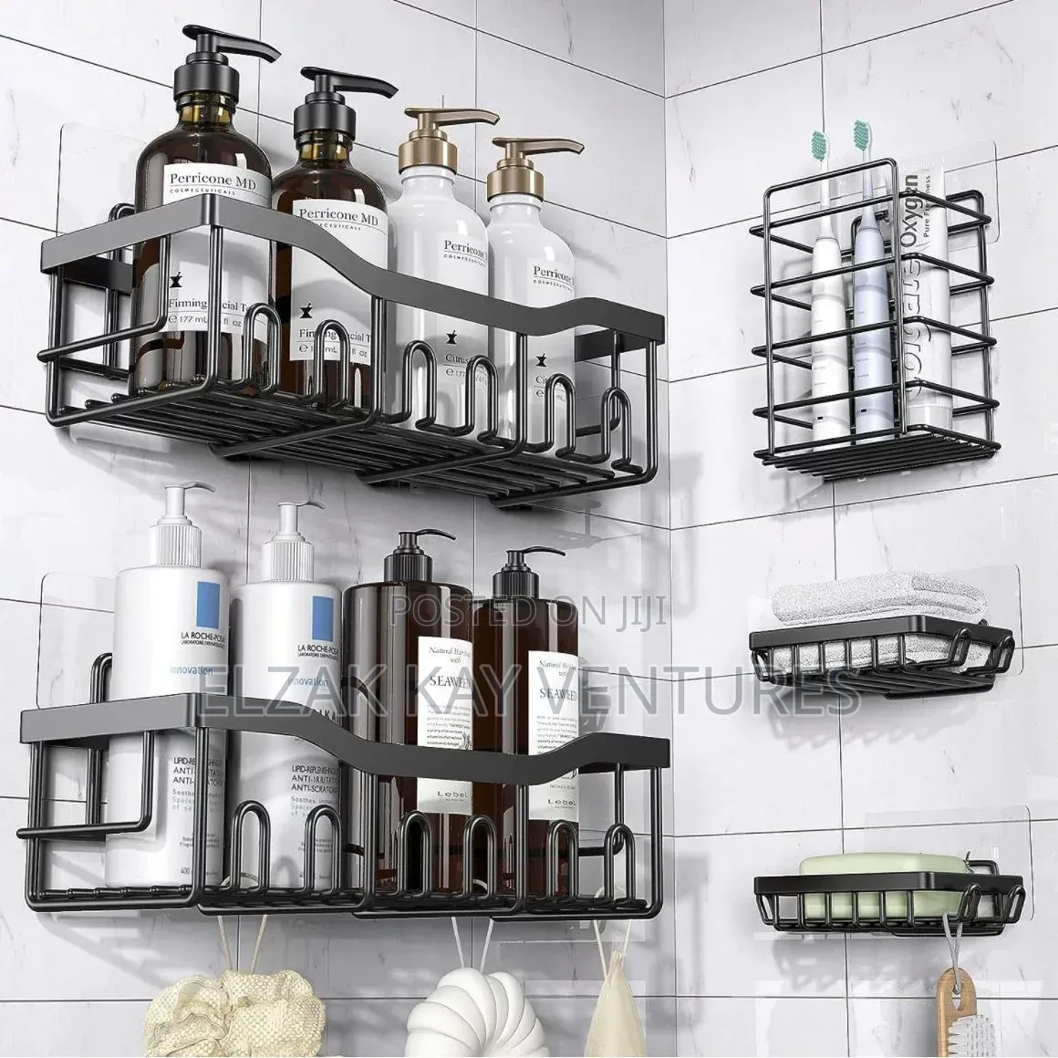 5in1 Bathroom Rack Set