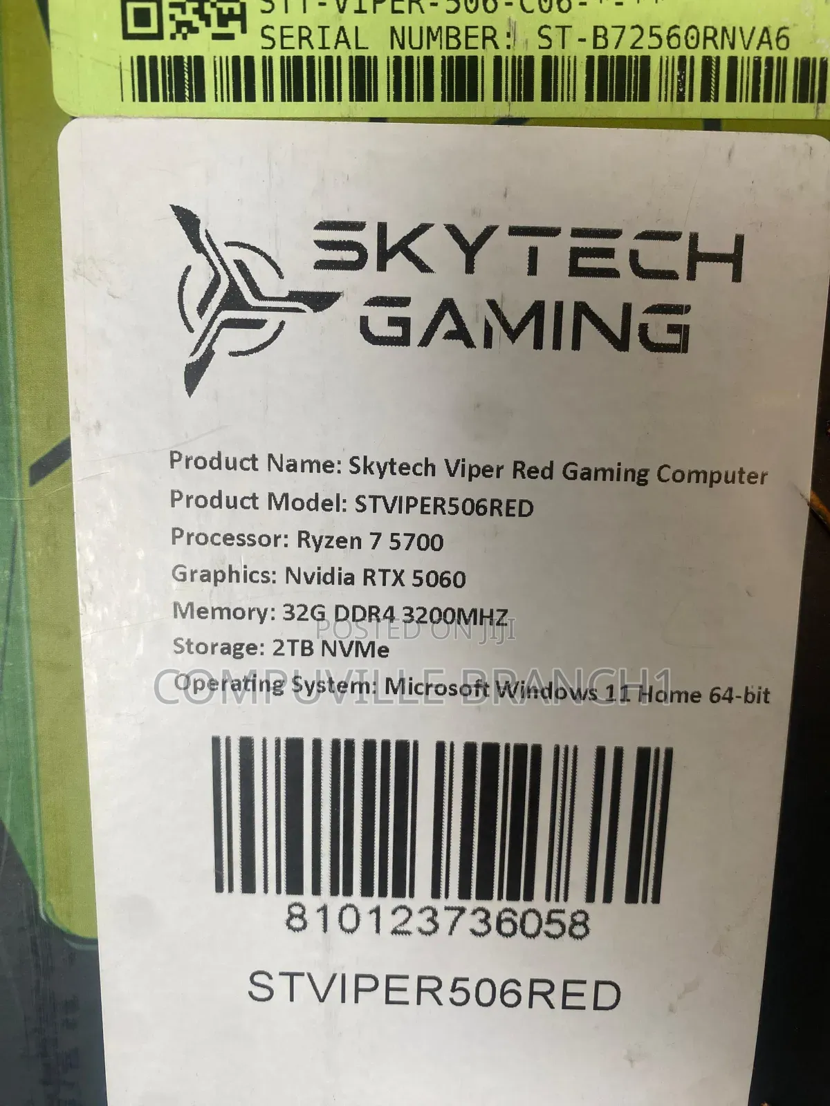New Desktop Computer 32GB AMD Ryzen 7 SSD 2T