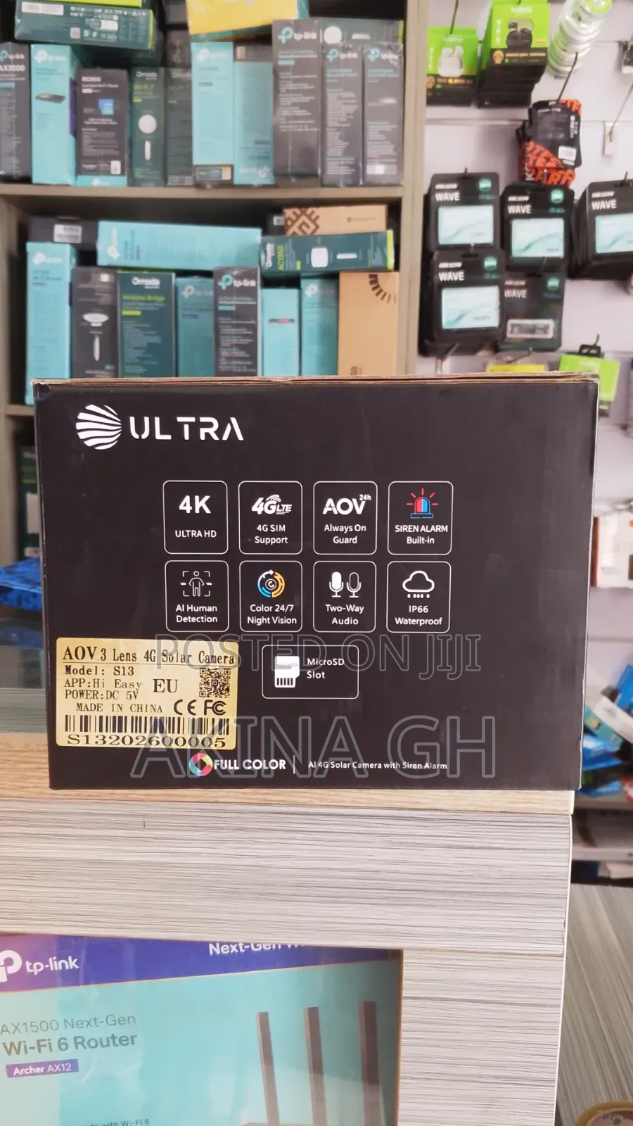 Ultra 4G Solar Camera With Siren Alarm Interior/Exterior PTZ