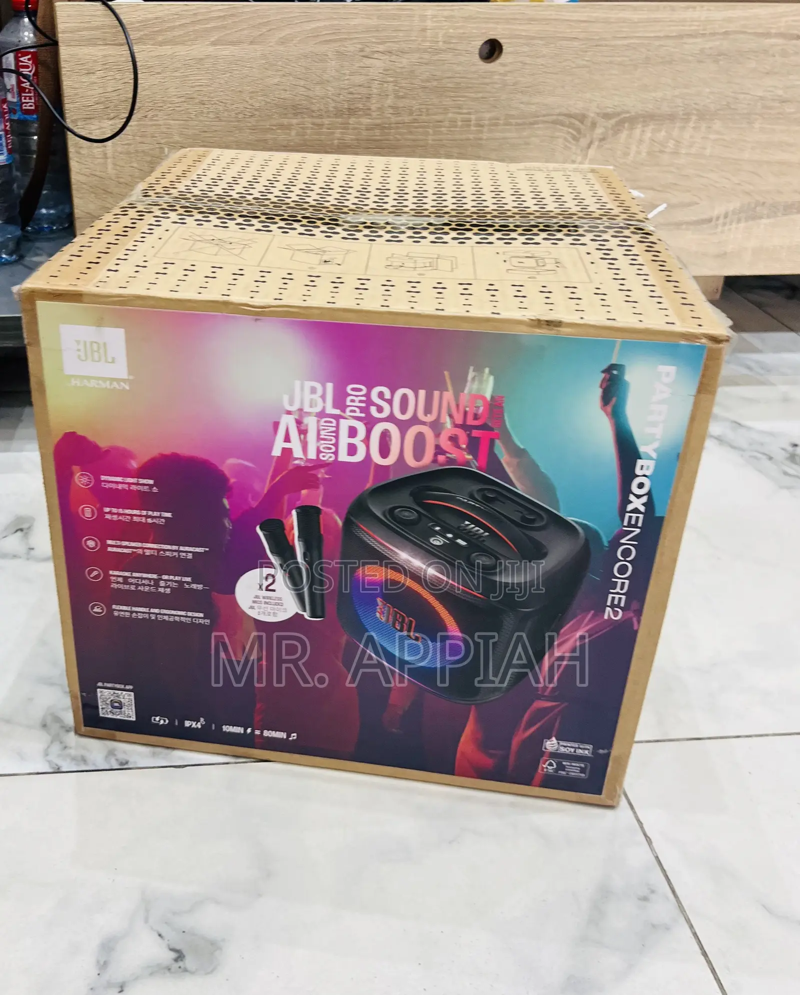 Super Classic JBL Partybox Encore Essential 2 Bluetooth Speaker(Black)