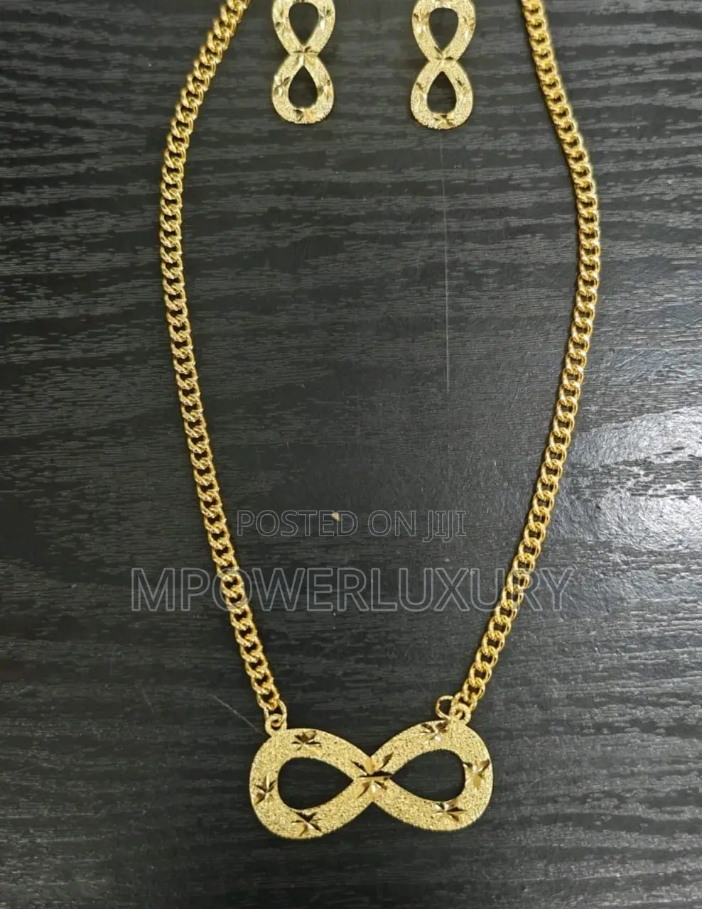Infinity 2-in-1 Necklace Set With Earrings