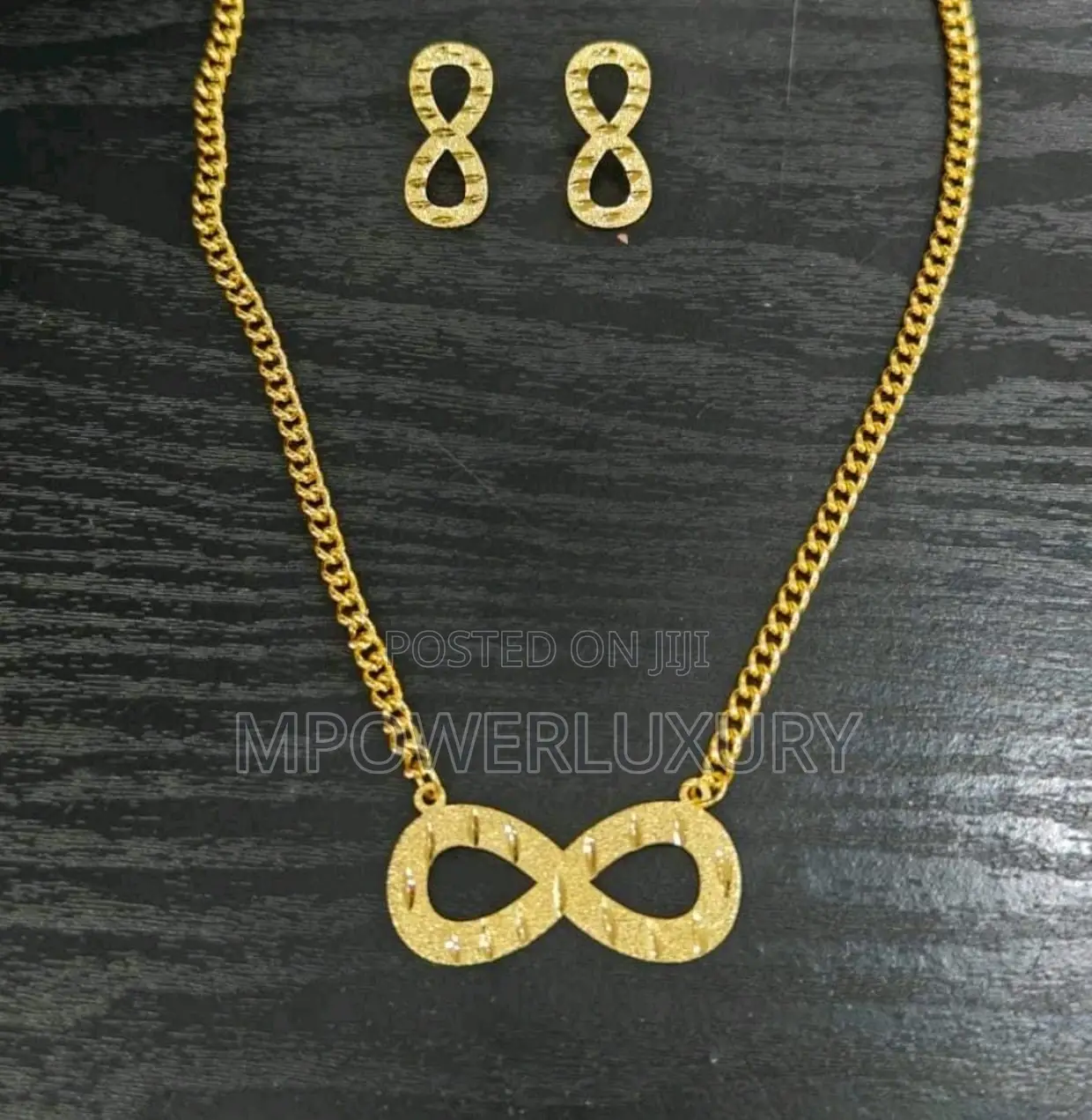 Infinity 2-in-1 Necklace Set With Earrings