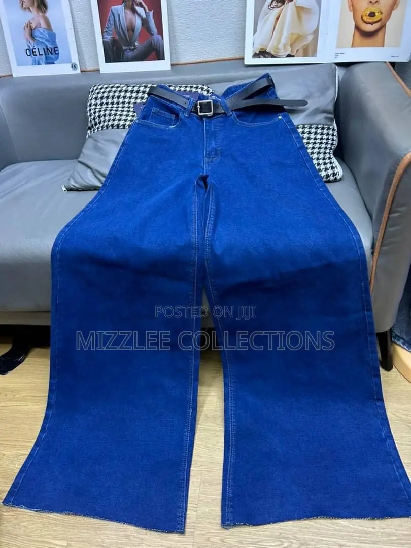 Wide Legged Ladies Jeans