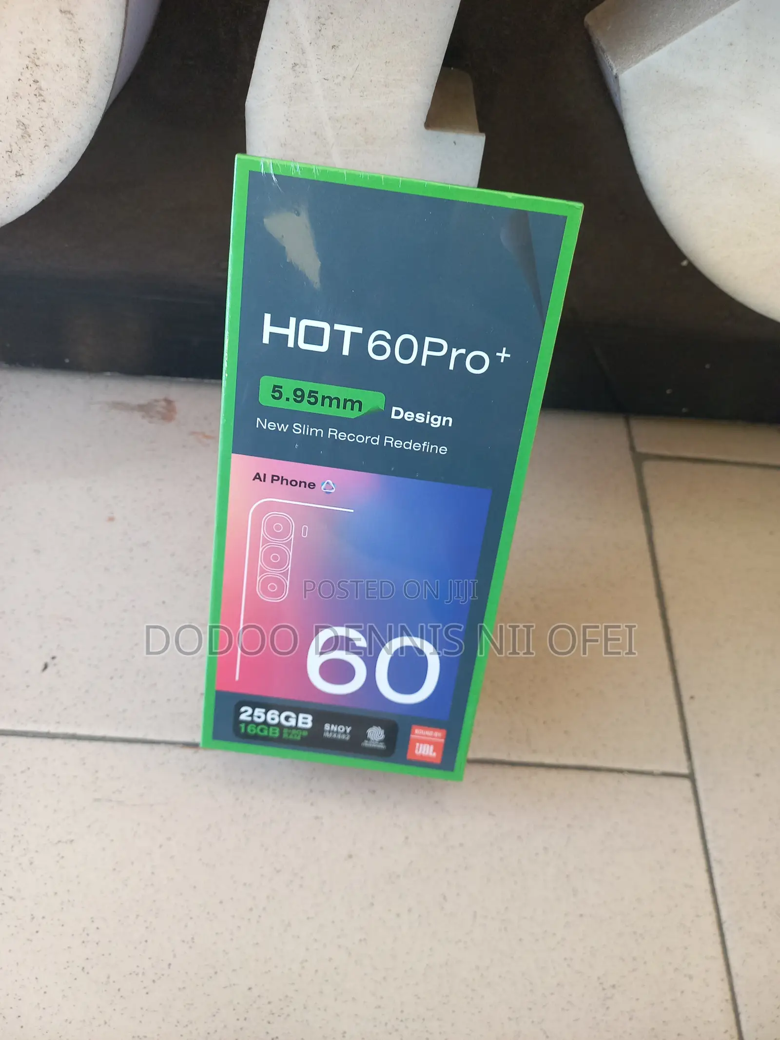 New Infinix Hot 60 Pro+ 256 GB Black