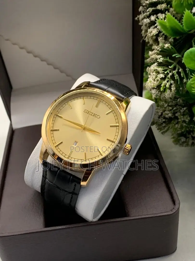 Seiko Leather Watches