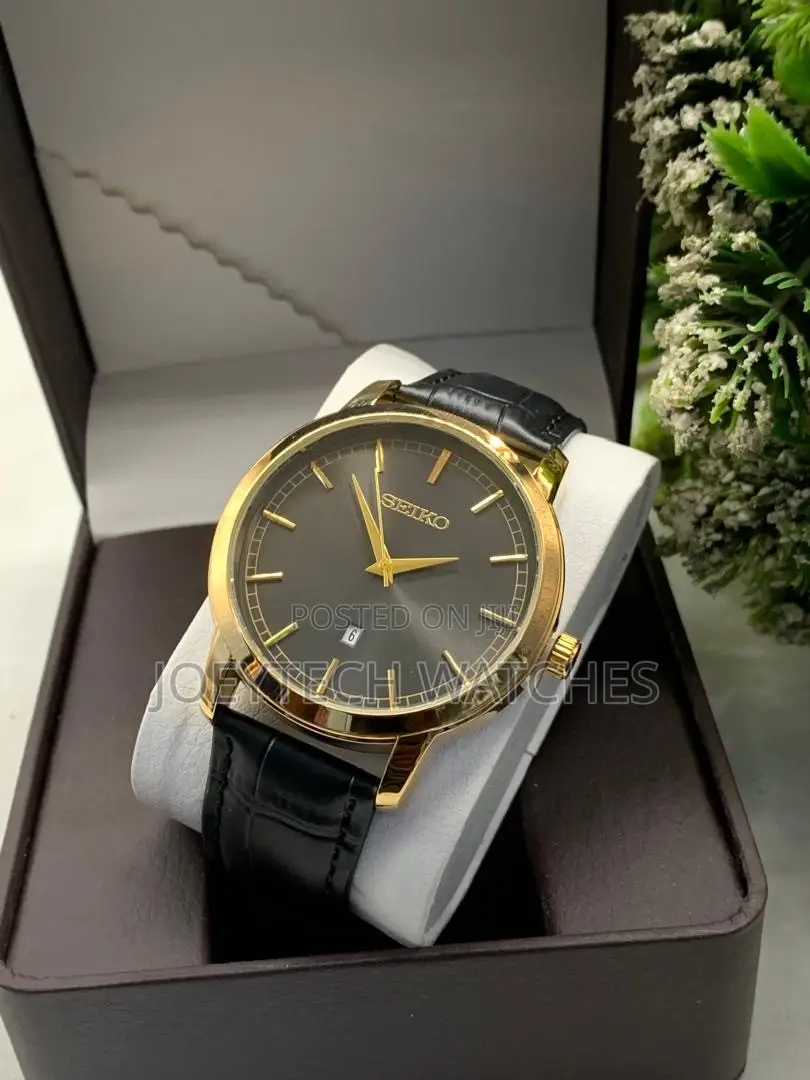 Seiko Leather Watches