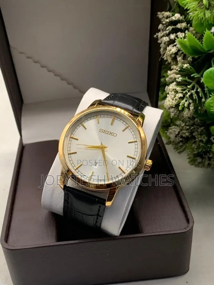 Seiko Leather Watches