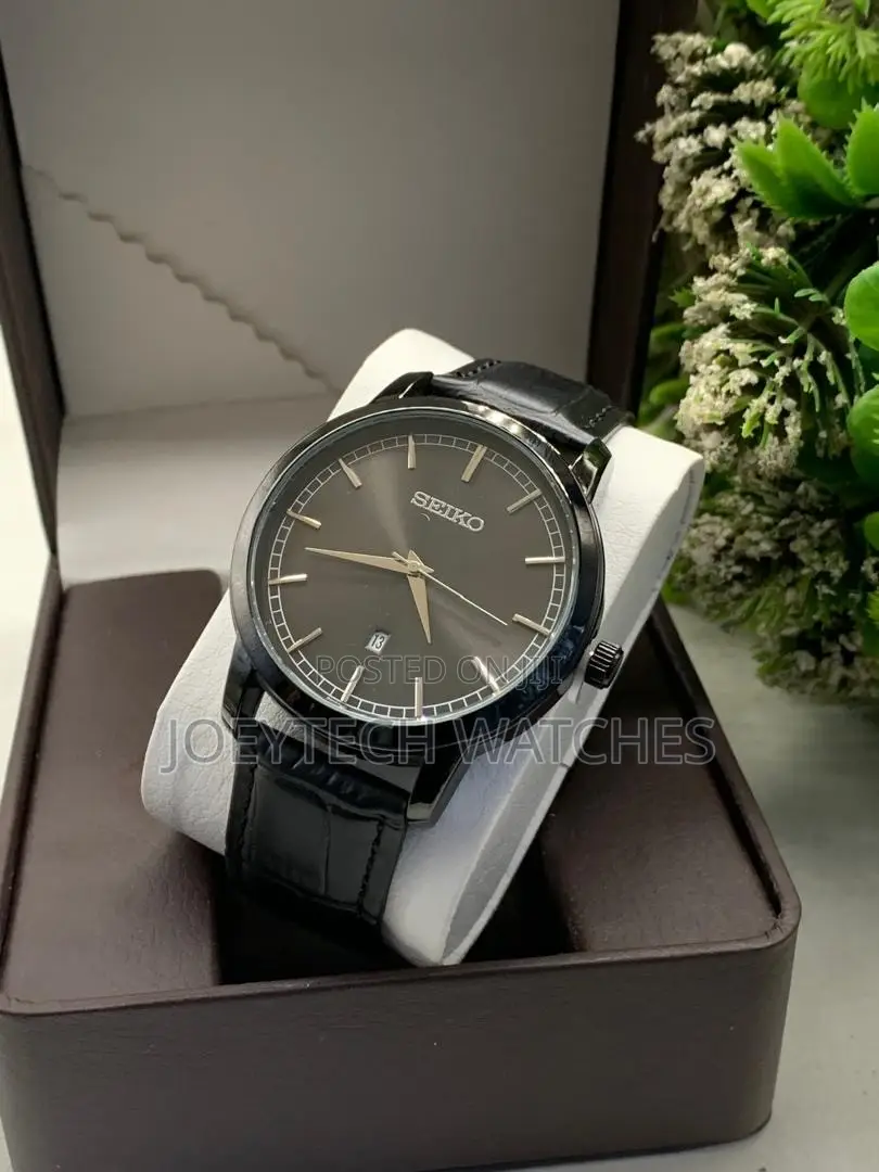 Seiko Leather Watches