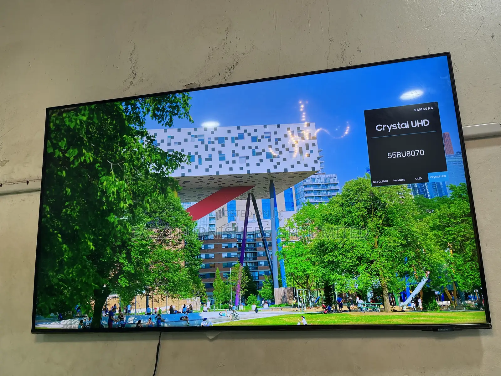55BU8070 Samsung Extra Air Slim Air 55 Inch Crystal Uhd 4k Series 8 TV