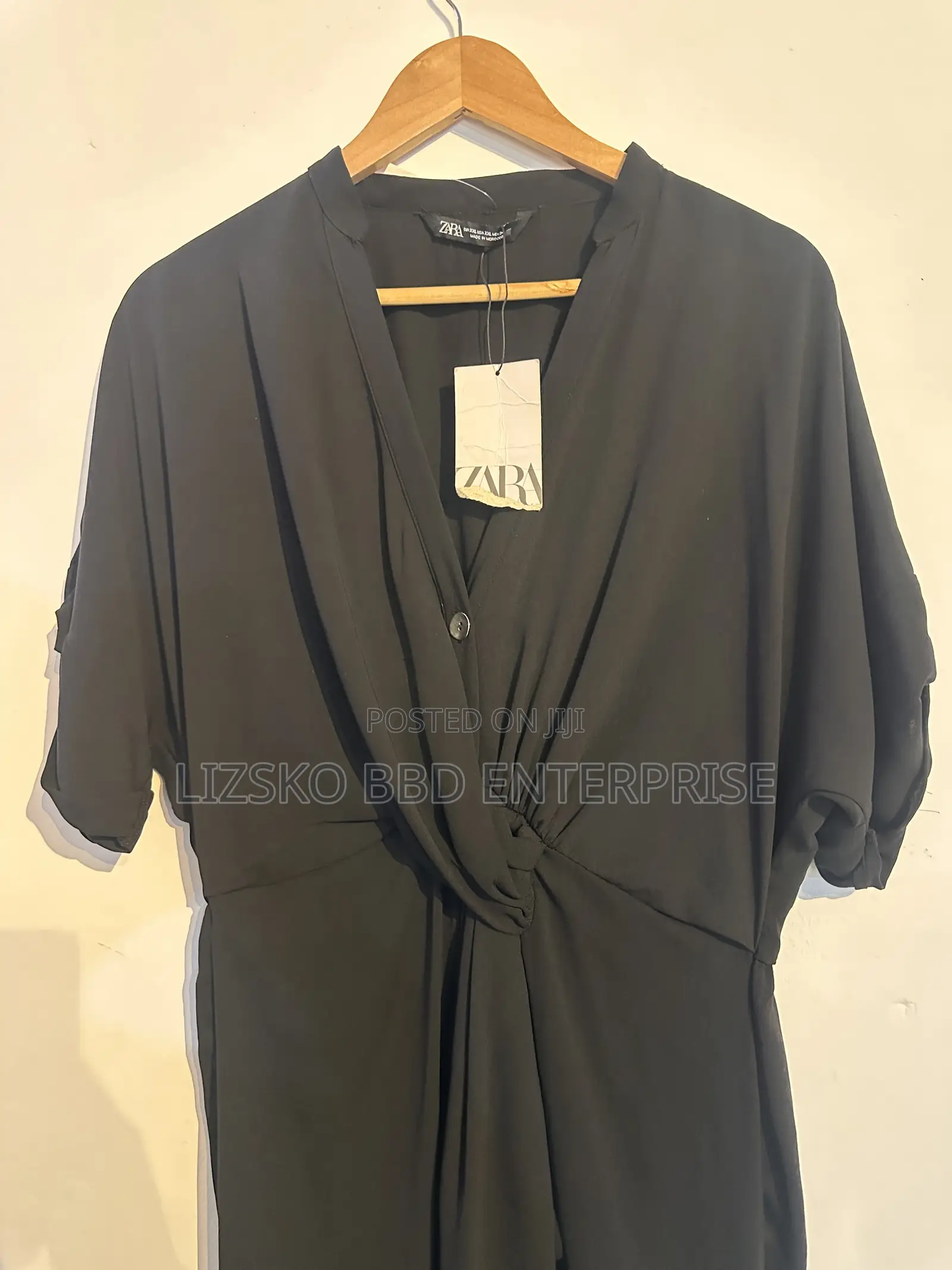 Black Zara Midi Dress