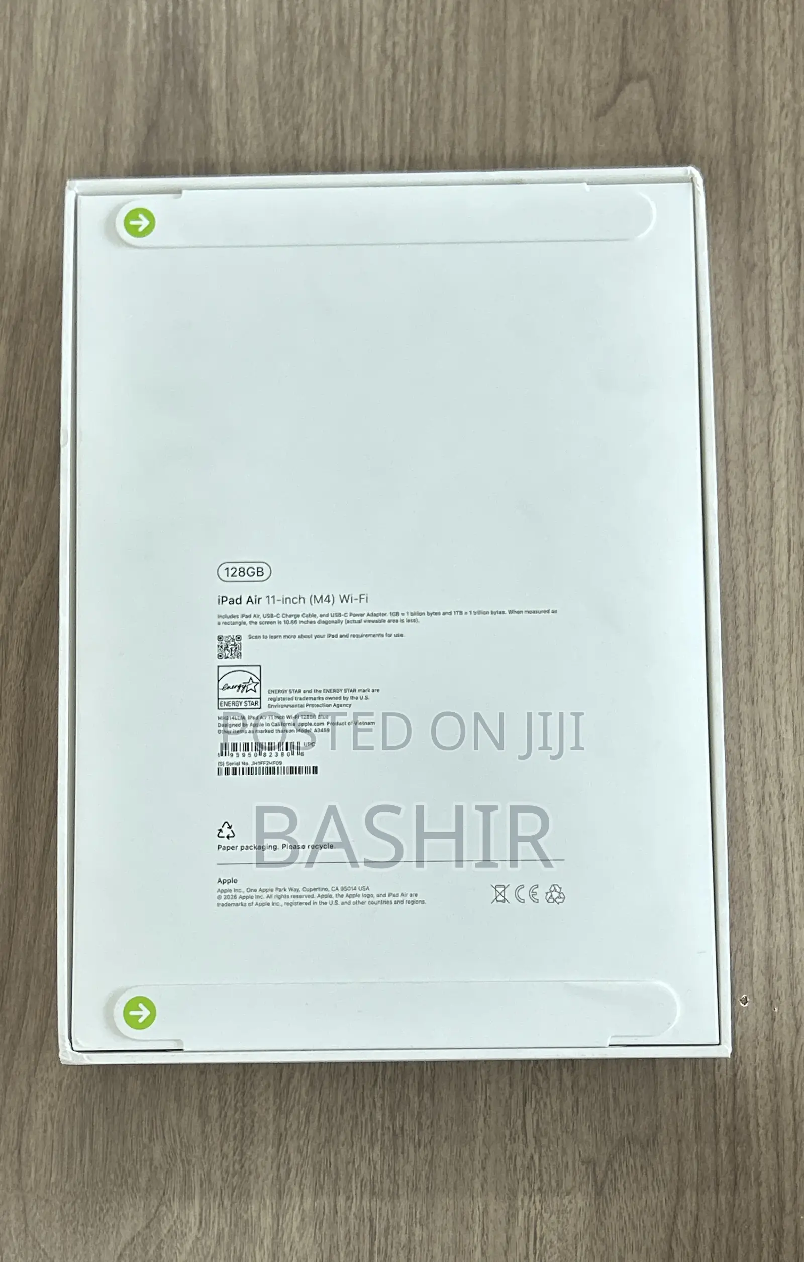 New Apple iPad Air 11 (2026) 128 GB Blue