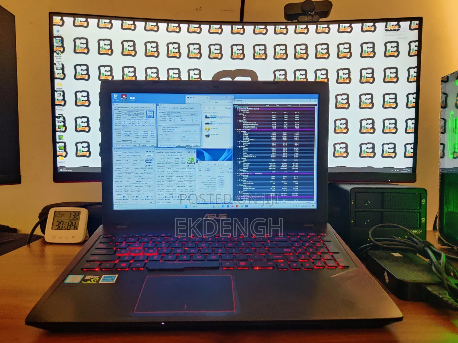 Laptop Asus FX53 8GB Intel Core i7 HDD+SSD 1T