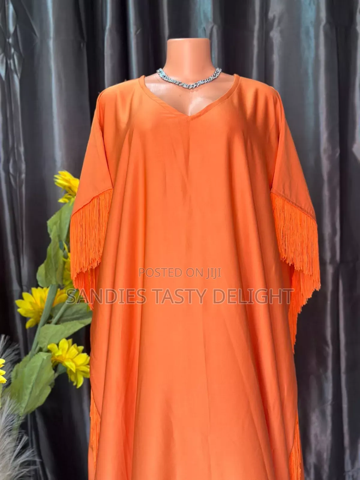 Fringe Kaftan Bubu Maxi