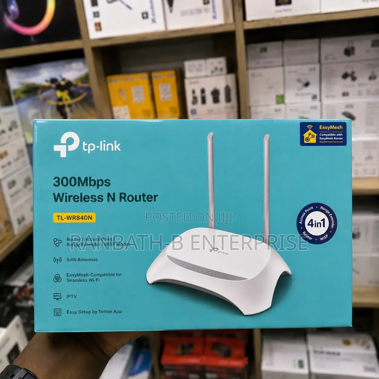 TP-Link TL-WR840N 300Mbps Router — Strong, Reliable & Easy to Set Up