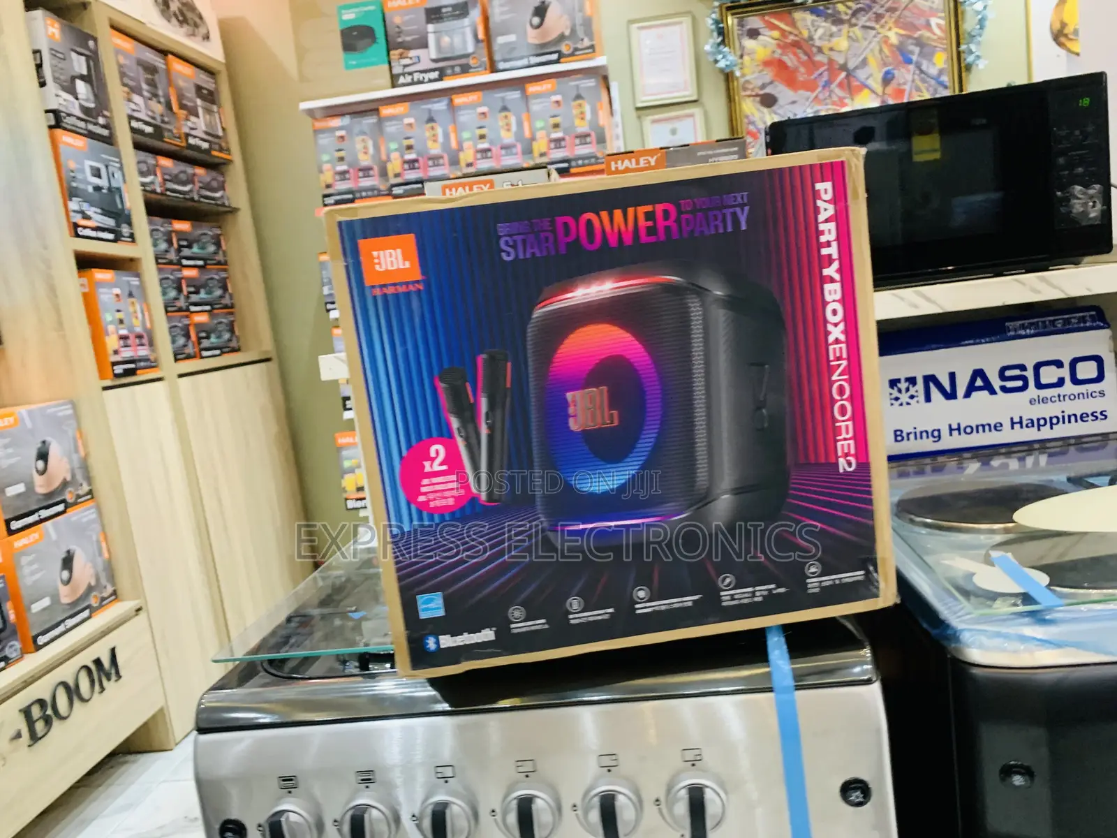 Amazing New JBL PartyBox Encore Essential 2 Portable Speaker With Mic