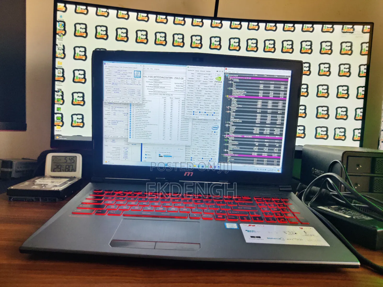 Laptop MSI GL62M 7RDX 8GB Intel Core i7 SSD 256GB