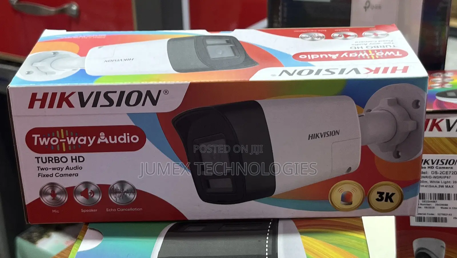 Hikvision Analog Camera 3k/5mp 2way Audio With Siren Ds-2ce16k0t-LPXTS