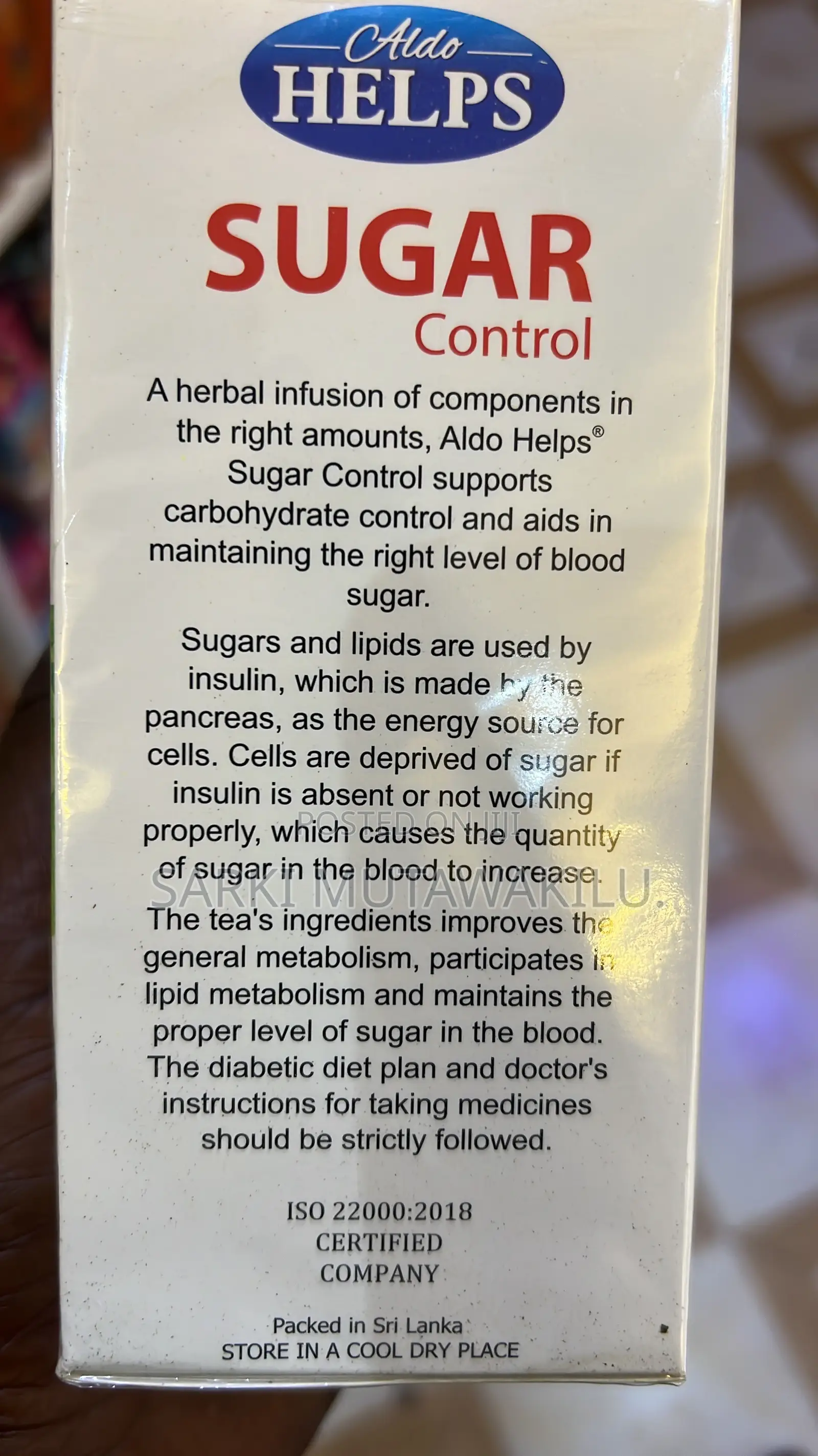 Sugar Control