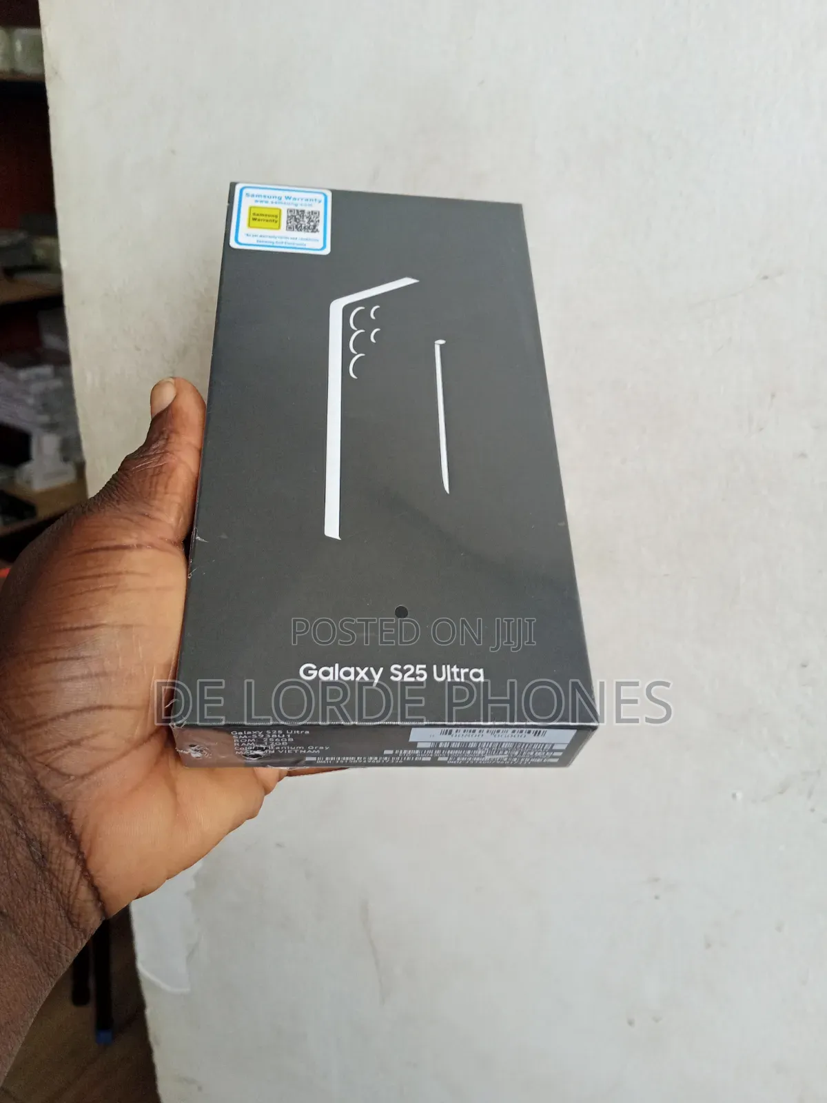 New Samsung Galaxy S25 Ultra 256 GB Black