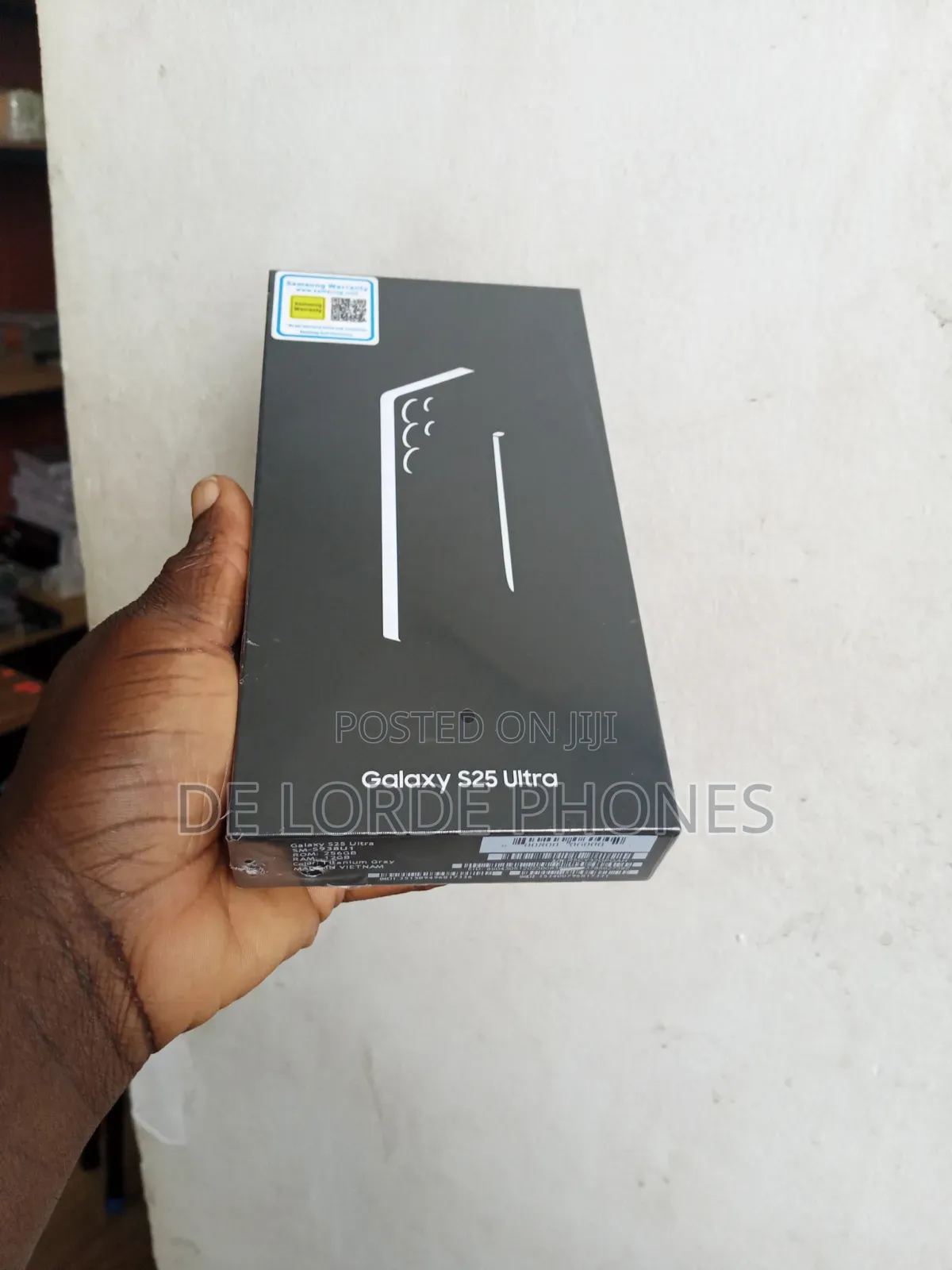 New Samsung Galaxy S25 Ultra 256 GB Black