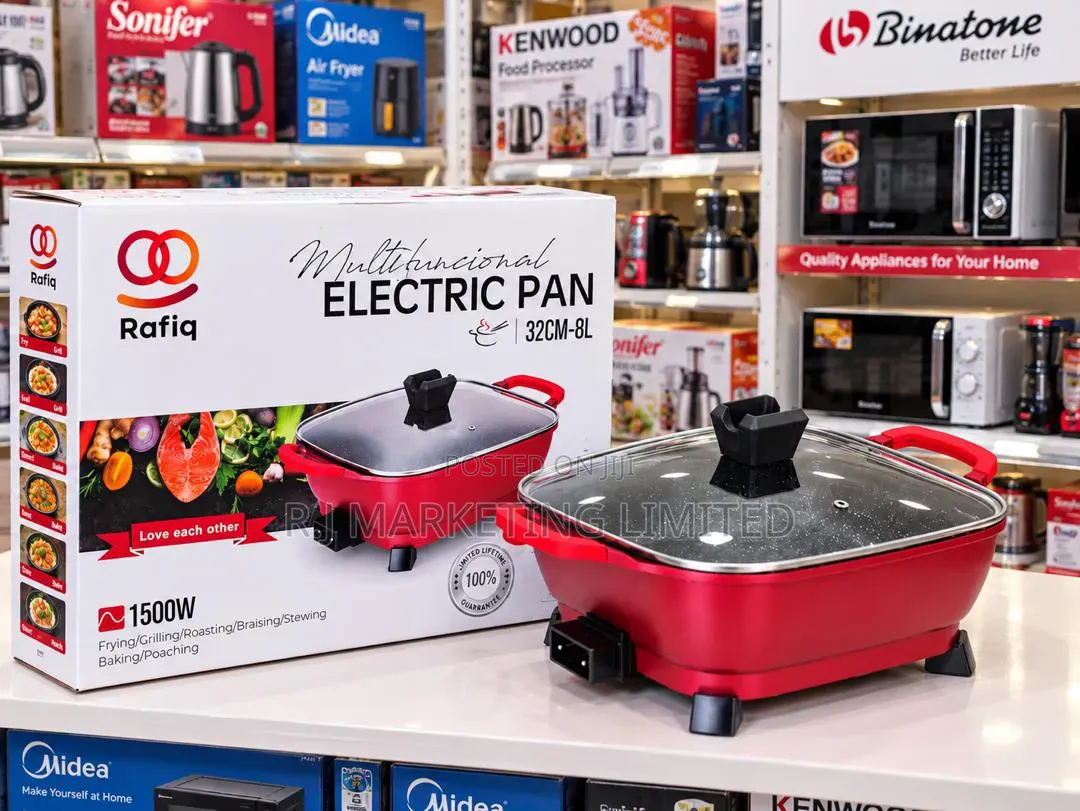 8L Multi Functional Multi Purpose Electric Cooking Pot/Pan Extra Large