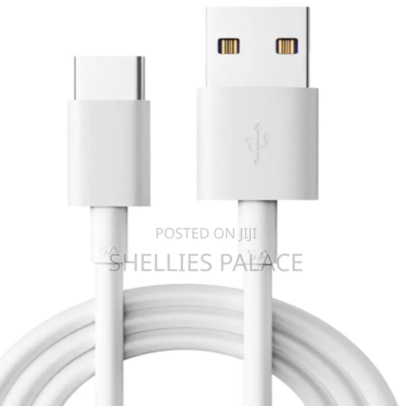 Type-C Data Cable, 5a Super Fast Charging Cable,Double-Sided