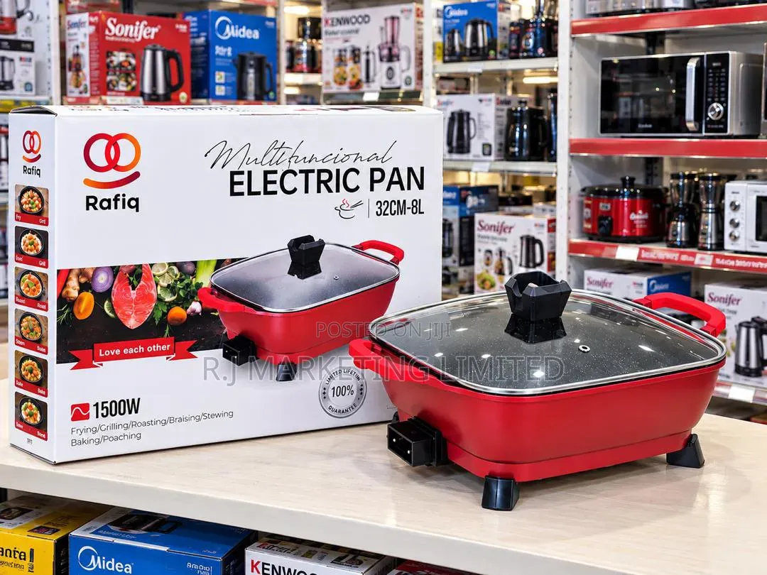 8L Multi Functional Multi Purpose Electric Cooking Pot/Pan Extra Large