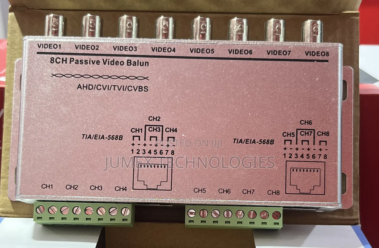 8ch Passive Video Balun Bon Md-Citiand Passive Video Balun