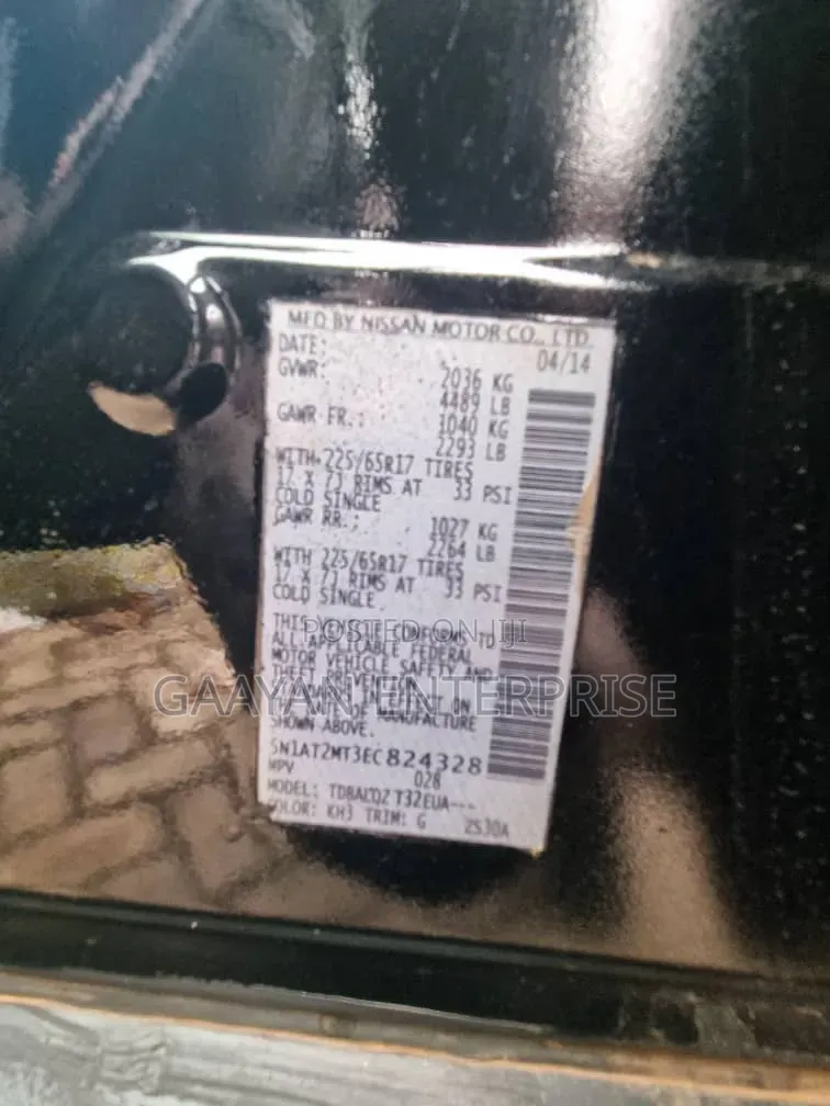 Nissan Rogue SV AWD 2017 Black