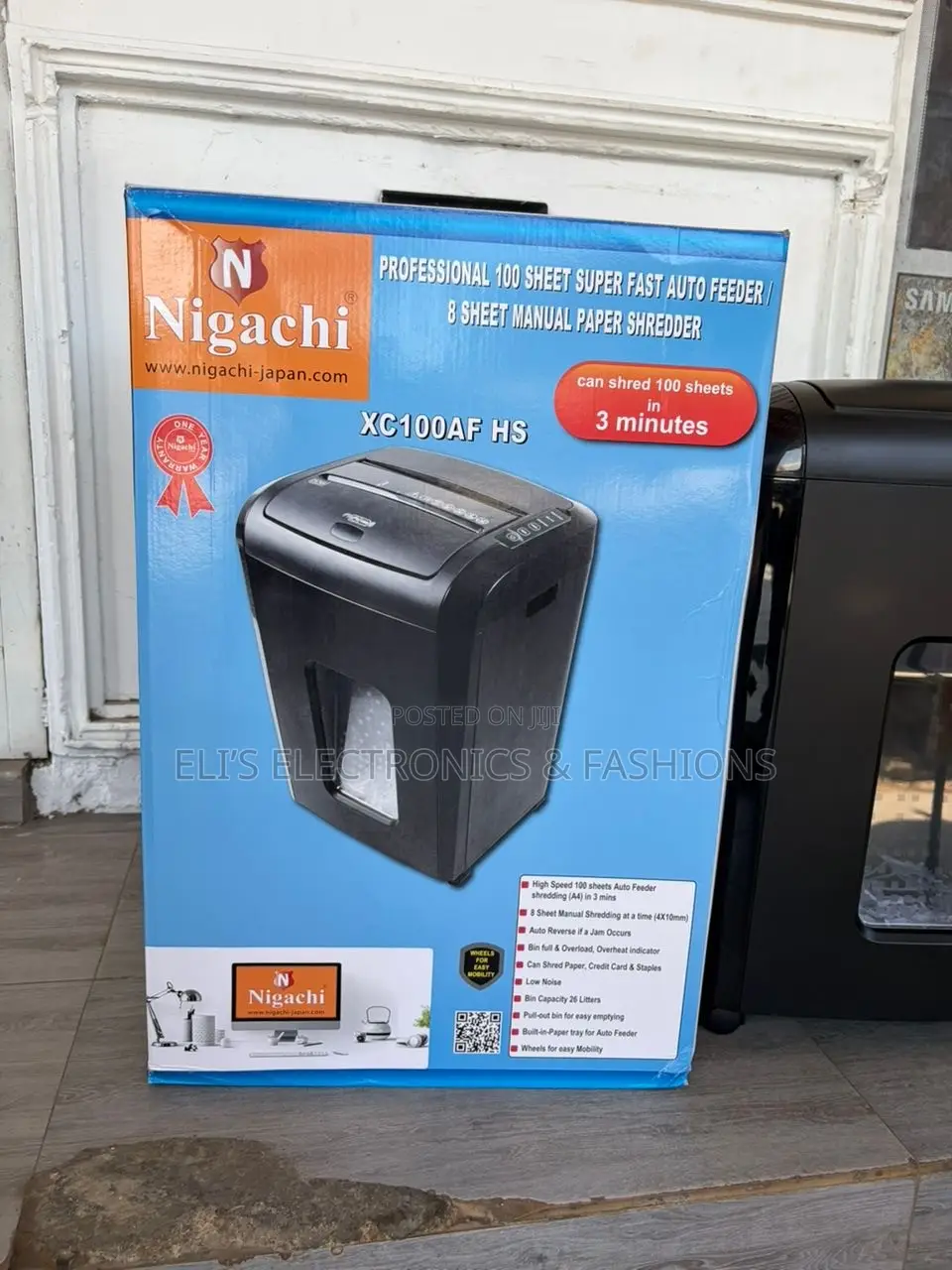 Nigachi 100 Sheets Paper Shredder