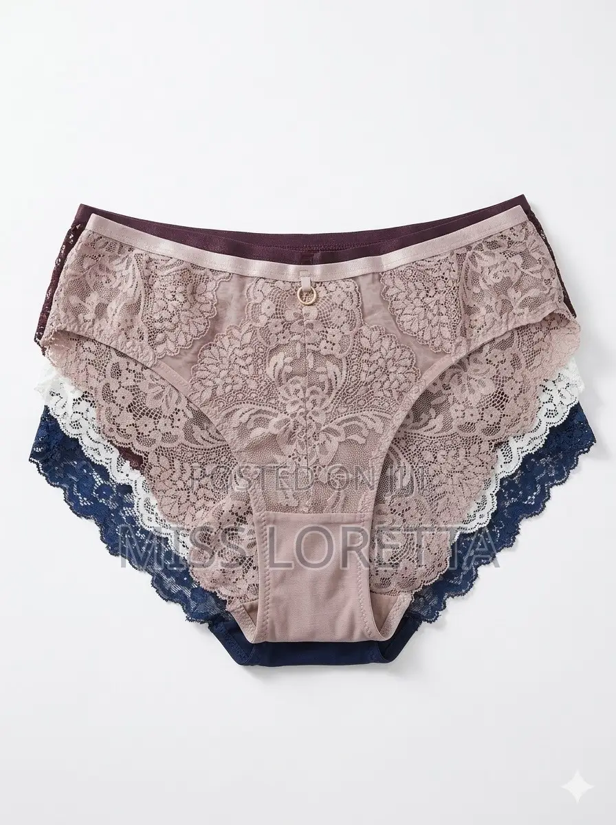 6piece Lace Panties - Multicolor