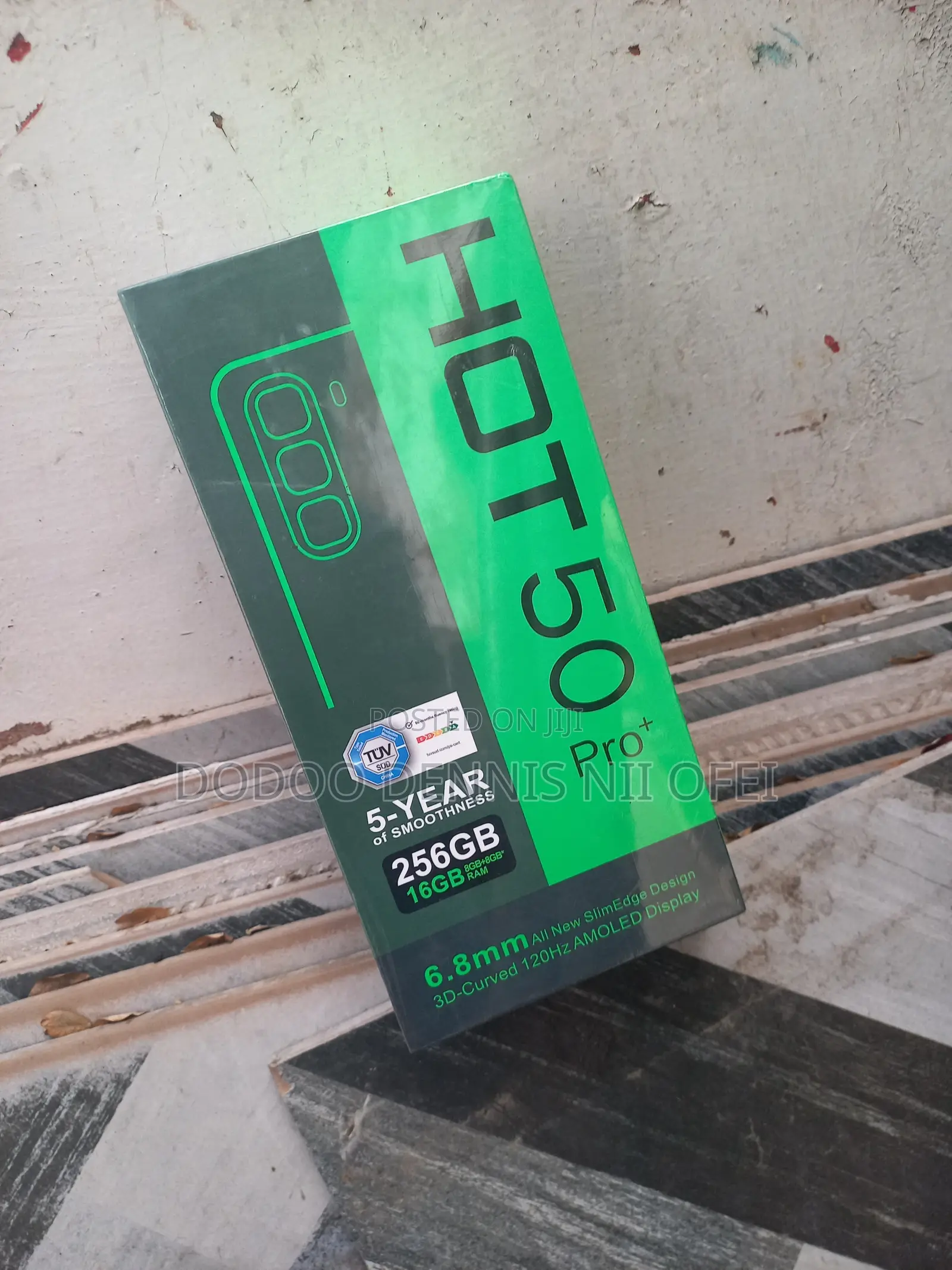 New Infinix Hot 50 Pro+ 4G 256 GB Black