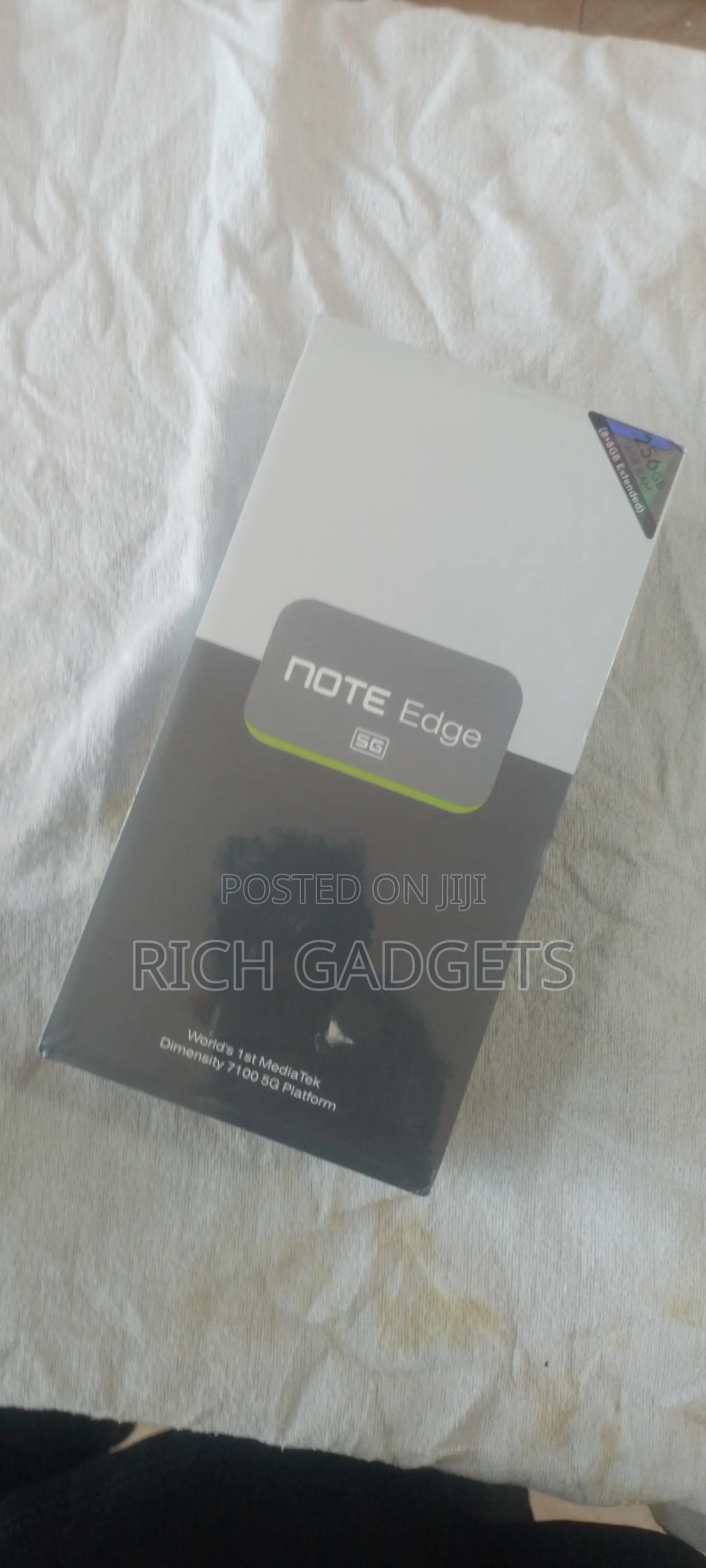 New Infinix Note Edge 256 GB Black